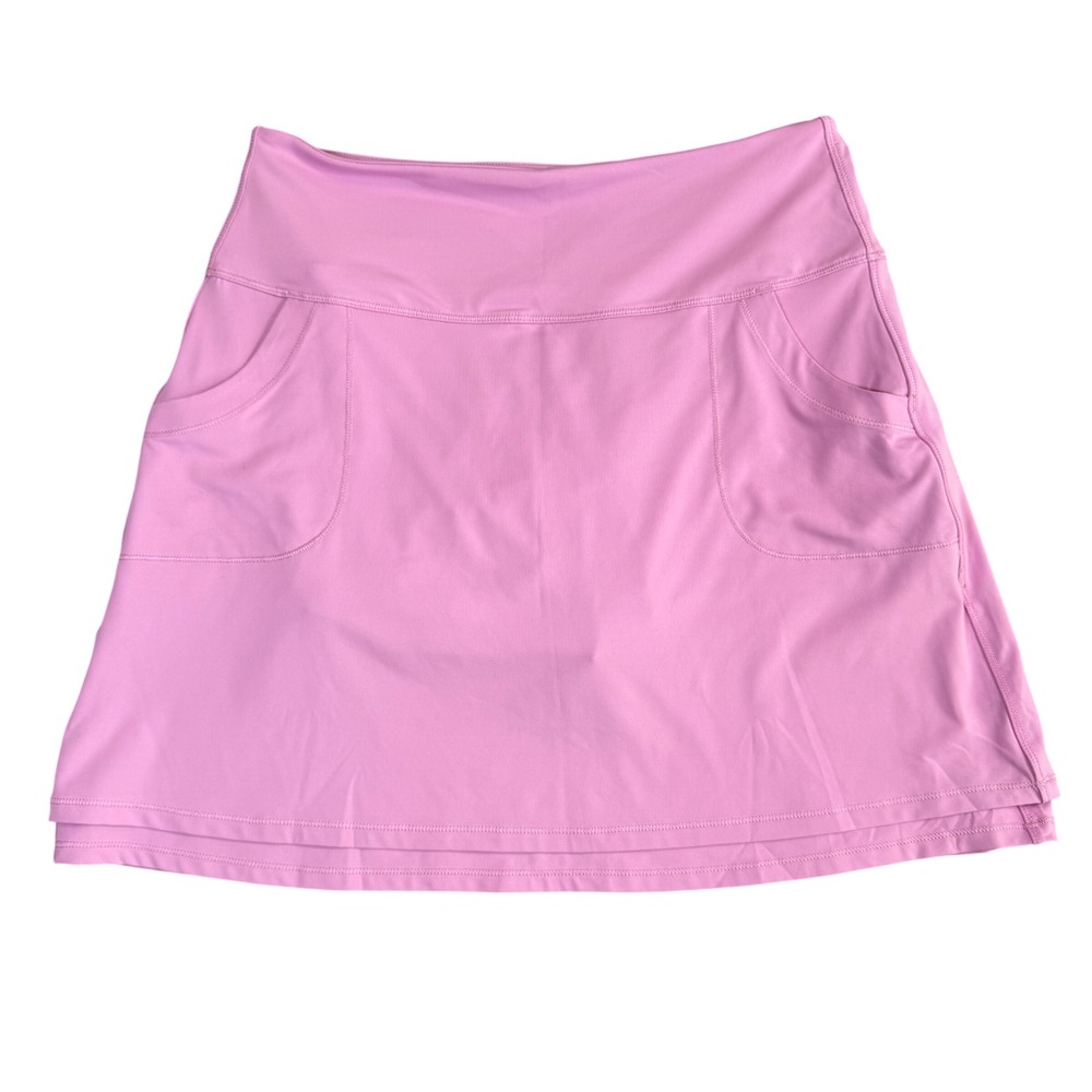 Peter Millar Performance Skort Womens M Pink Golf Tennis Athletic Skirt UPF 50+